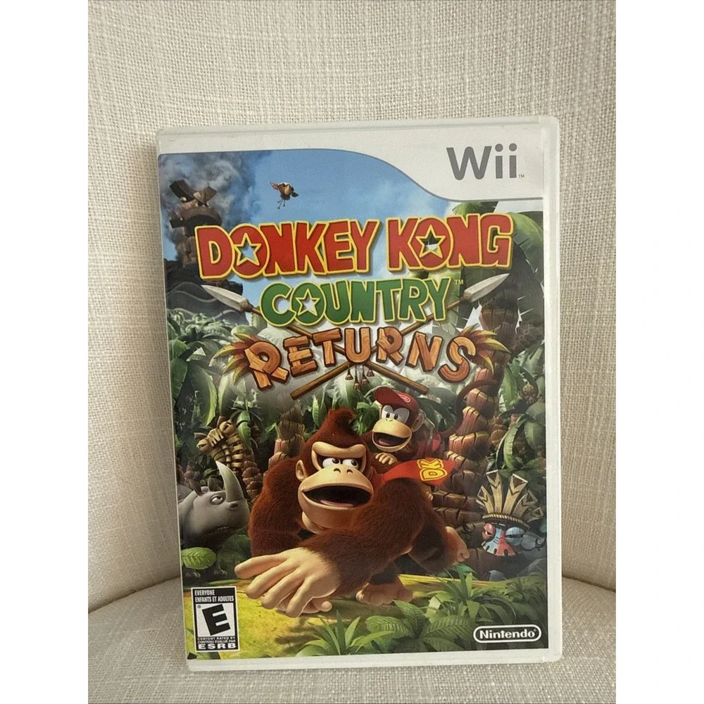Donkey Kong Country Returns (Nintendo Wii 2010) TESTED & COMPLETE